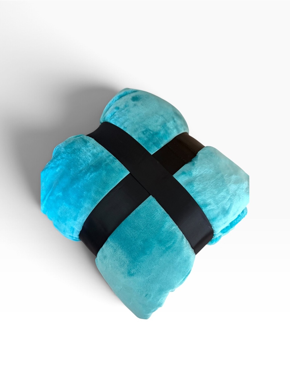 Queen size Plush Microfiber fleece Blanket - Turquoise teal
